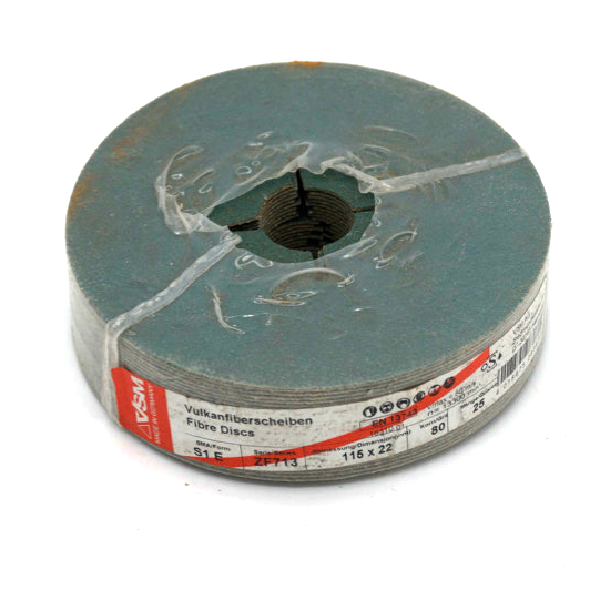 Dronco 115mm X 22 Aluminium Oxide Fibre Disc Gr80