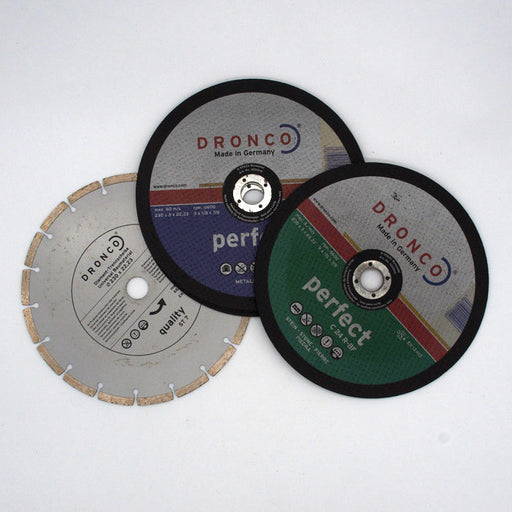 Dronco 230mm Multipack (diamond/stone/flap/cutting/grinding)