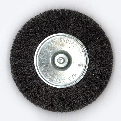 100mm Flat Wire Wheel 6mm Shank