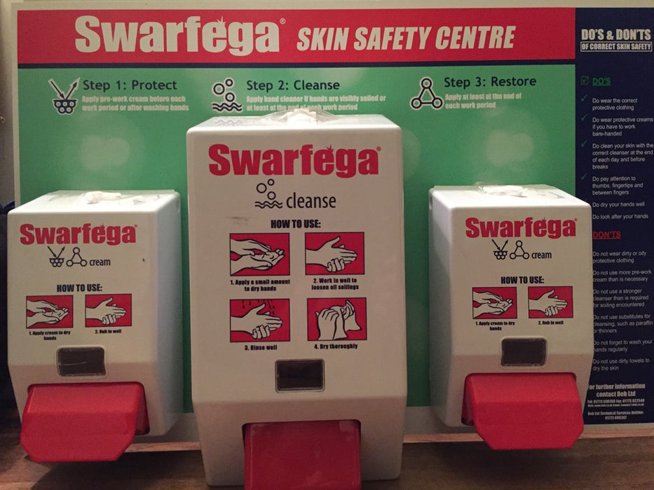 Swarfega SSC1 WORKSHOP Skin Safety Centre Board