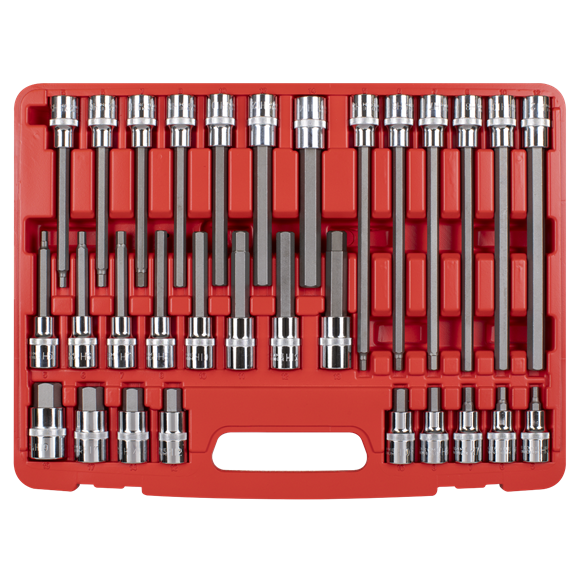 1/2" HEX SOCKET BIT SET 30PC