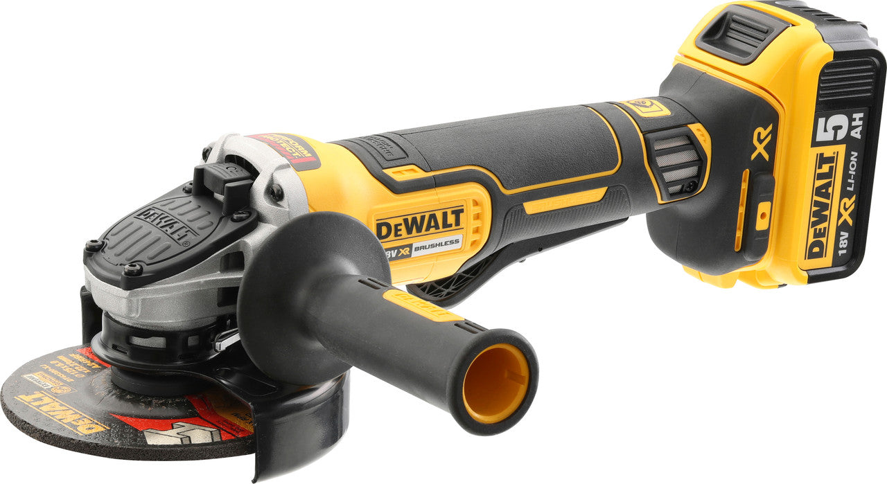 Dewalt DCG405P2 18v 125mm Brushless Angle Grinder 2 x 5.0Ah Batt
