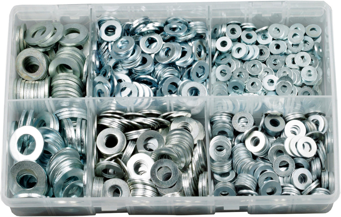 Force A01570 Asst Form A Flat Washers 5-16mm 800pc