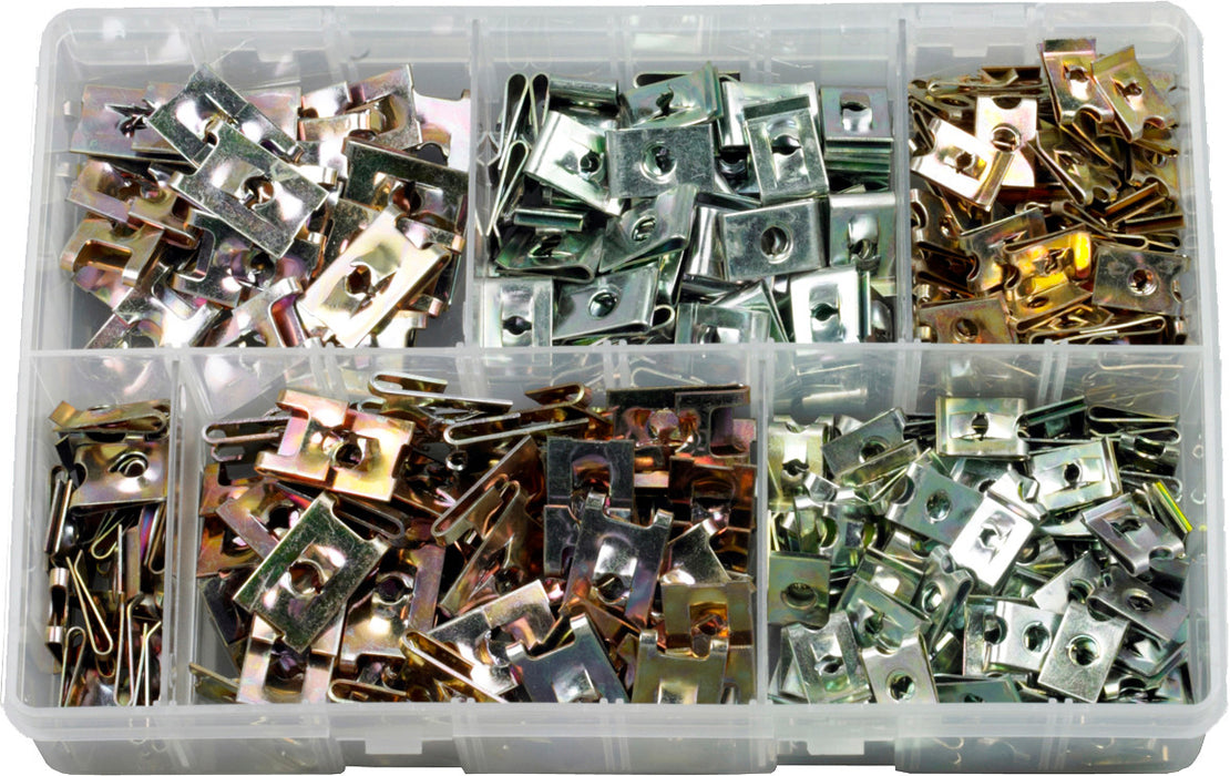 Force A01850 Asst U & J Nuts No.6-14 300pc