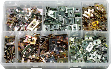 Force A01850 Asst U & J Nuts No.6-14 300pc
