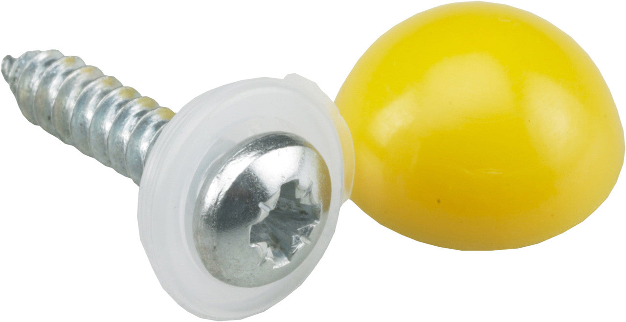 Force A02400 Asst Number Plate Fixing (b/w/y) 240pc