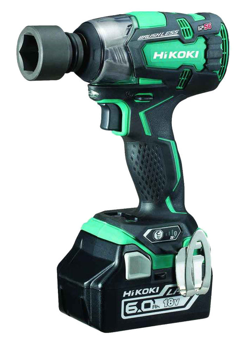 18v Brushless Stubby 1/2" Impact Wrench (supplied With 2 X 6ah Li-Ion Batteries & Charger)