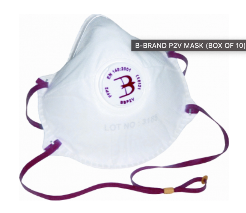 B-Safe Pre Pack P2v Mask 3pcs