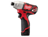 M12 Bid-202c Sub Compact 1/4in Impact Driver 12v 2 X 2.0ah Li-Ion