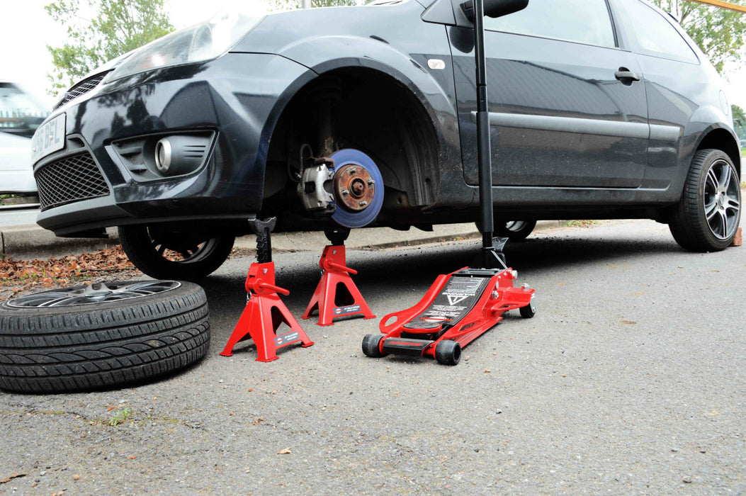 3t Locking Axle Stands With Extra Pin