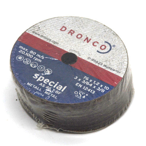 Dronco 76mm X 1.2 X 10 Mini Thin Cutting Disc