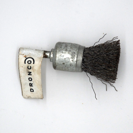 Dronco 20mm Flat Nose Wire 6mm Shank Lend Brush