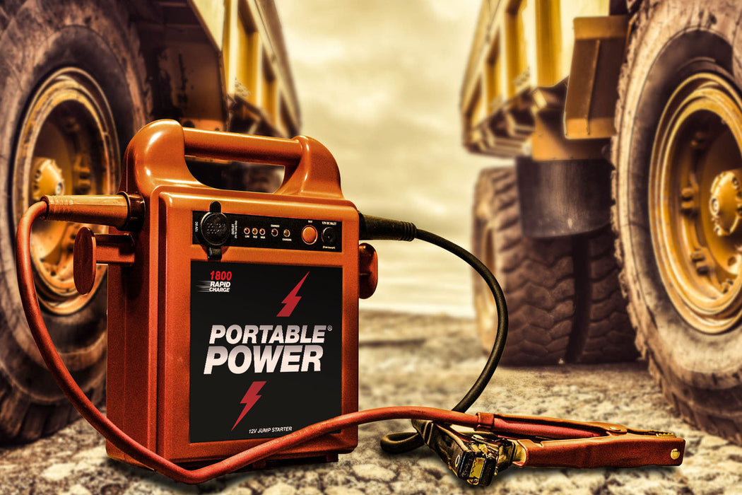 12v Portable Power 1800rc With 2m Leads