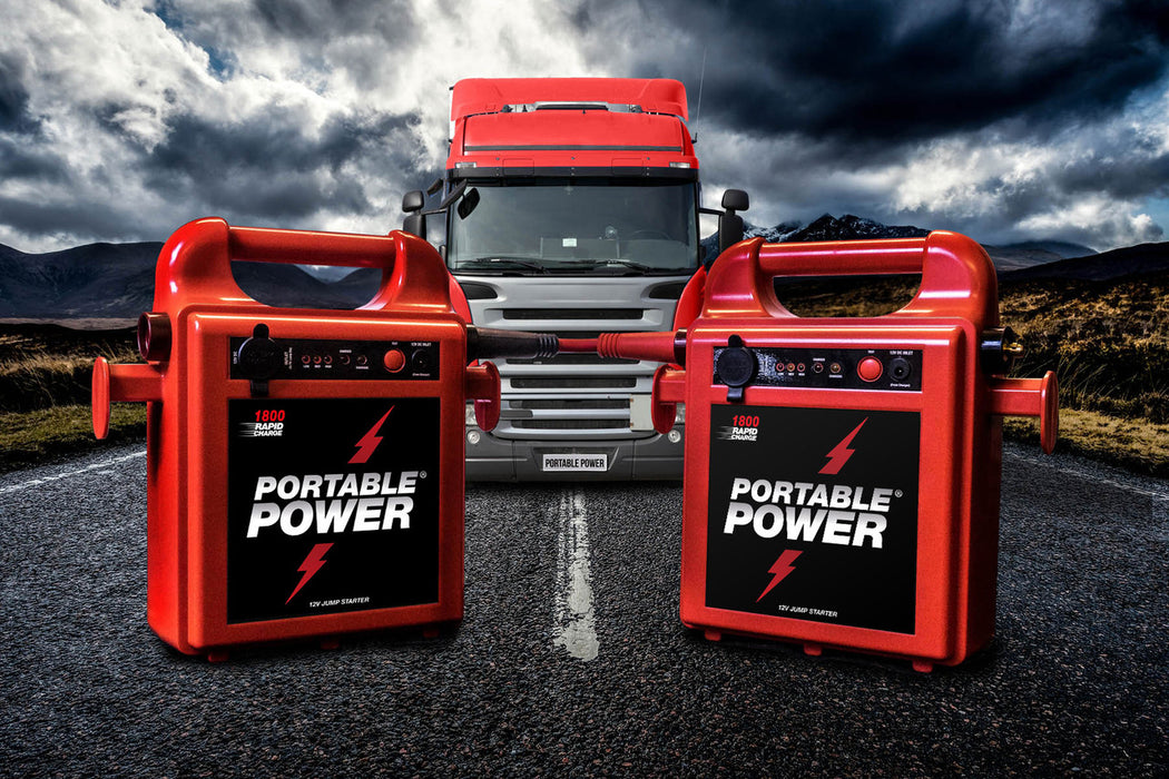 24v Portable Power Dual Pack 1 With 80cm, 1 With Small Space