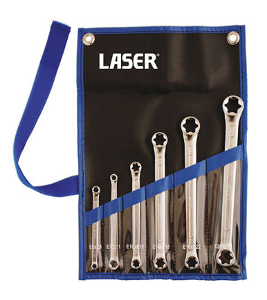 Laser 5452 Star Ring E6-E24 Double End Spanner Set