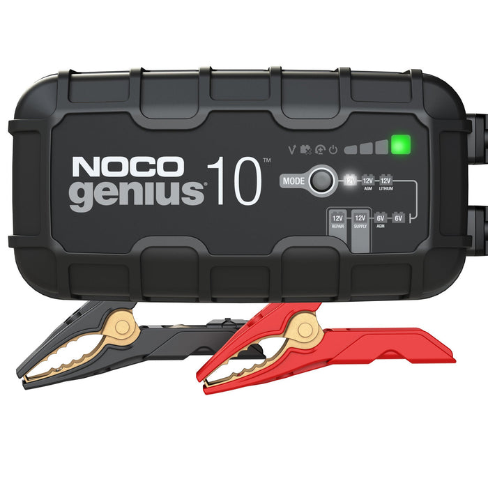 Noco Genius10 6v & 12v 10 Amp Battery Charger, Battery Maintainer, And Battery Desulfator
