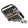 Sealey Ak63907 Comb Ratchet Spanner Set 7pc