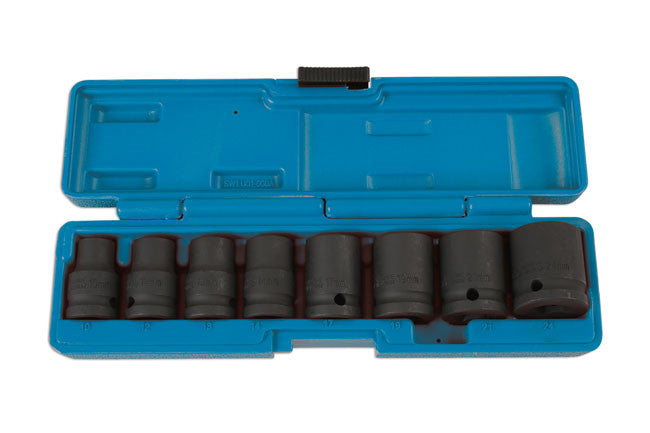 LASER 6490 IMPACT SOCKET SET 1/2"Dr 8pc
