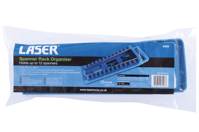 Laser 6208 Spanner Rack Organizer