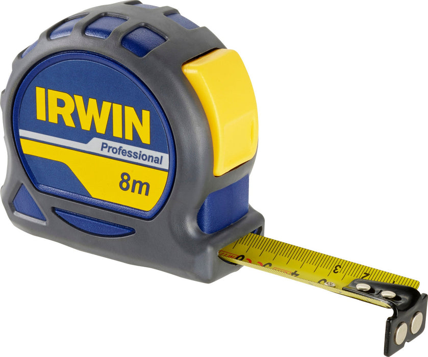 Irwin Professional Tape Measure 8m/26ft Magnetic Hook