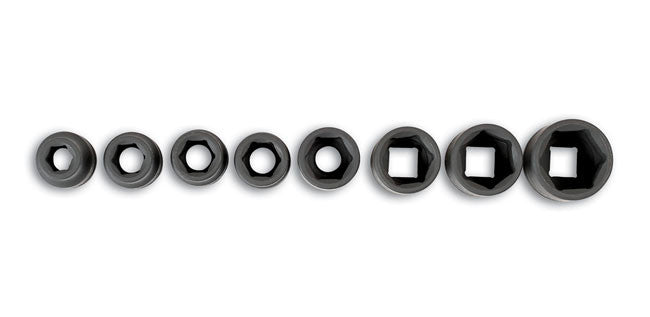 LASER 6490 IMPACT SOCKET SET 1/2"Dr 8pc