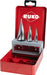 Ruko Hss Spiral Fluted Step Drill Set 3pc