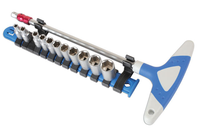 LASER 6346 T-HANDLE SOCKET SET 1/4"Dr 12PC