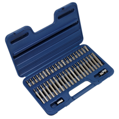 SEALEY AK219 TRX-STAR/SPLINE HEX BIT SET 42PC