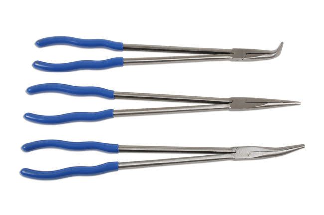 Laser 6684 Long Reach Plier Set 3pc