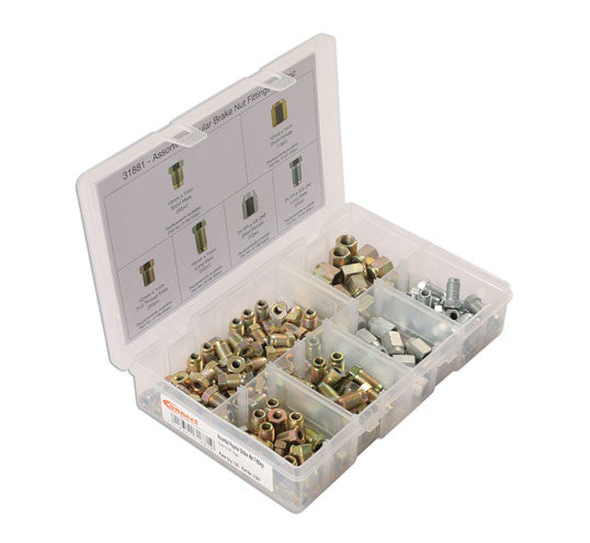 Connect 31881 Ass Brake Nut Fittings 135pc