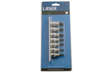 LASER 1791 3/8"Dr HEX BIT SOCKET SET 7pc