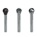 Ruko Rotary Burr Ball D Shaped 3mm
