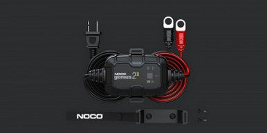 Noco Genius2d 6v & 12v 2 Amp Direct-Mount Battery Charger, Battery Maintainer, And Battery Desulfator
