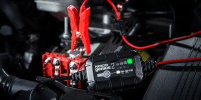 Noco Genius2u 6v & 12v 2 Amp Battery Charger, Battery Maintainer, And Battery Desulfator