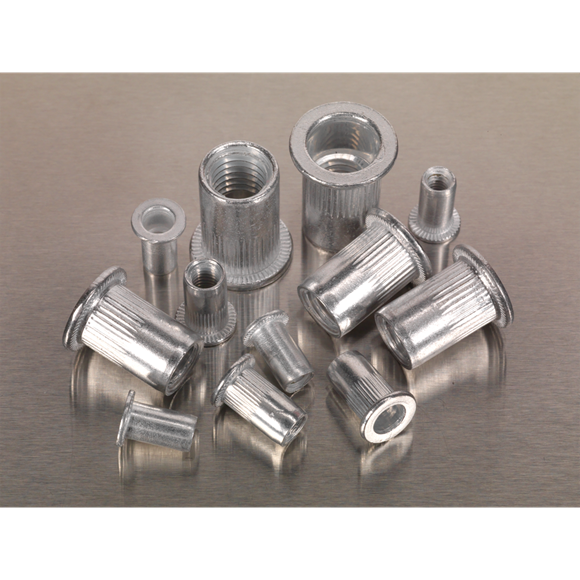 Sealey Ab073ti Threaded Insert Rivet Nut M4-M8 200pc