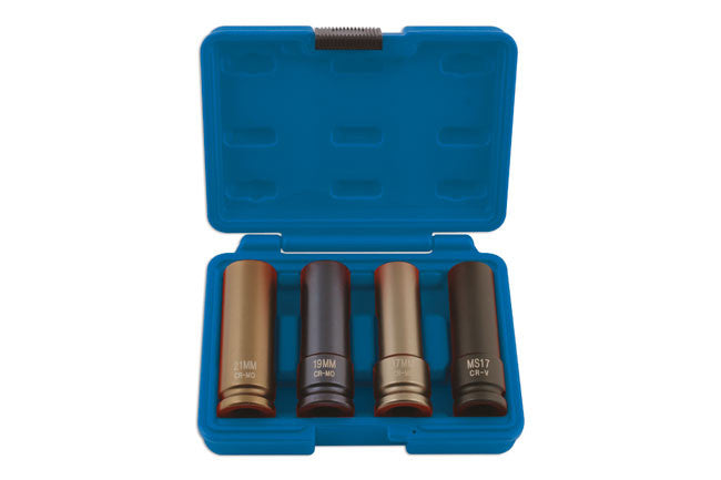 LASER 5915 4PC WHEEL NUT SOCKET SET 4pc