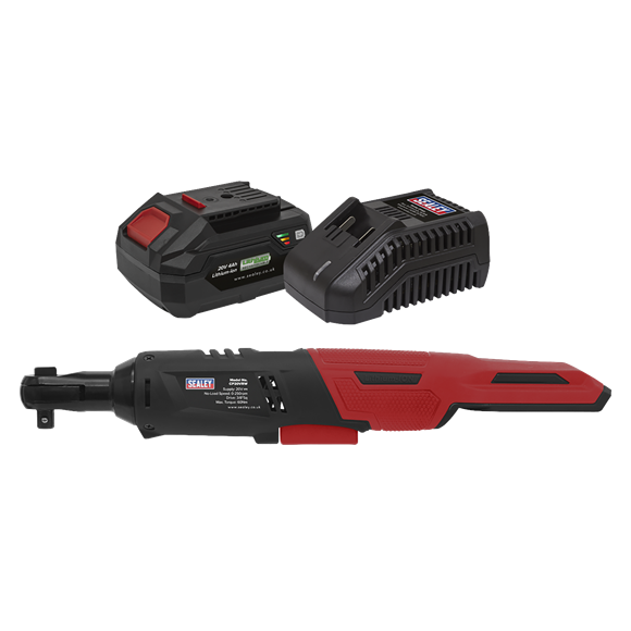 Sealey CP20VRWKIT1 20v 3/8"sq Drive Ratchet Wrench Kit With Battery & Charger