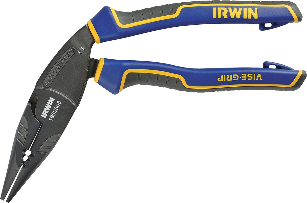 Vise-Grip 8" Ergomulti Long Nose Pliers With Wire Stripper & Crimper