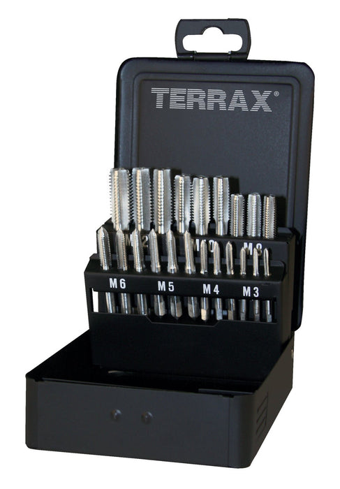 Terrax Tap Set (m3 To M12) 21pcs