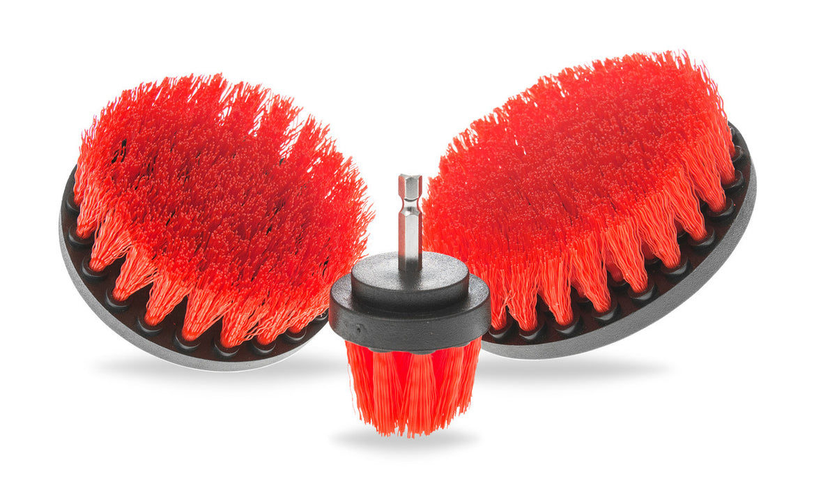 Drill Attachable Stiff Carpet Cleaning Brush