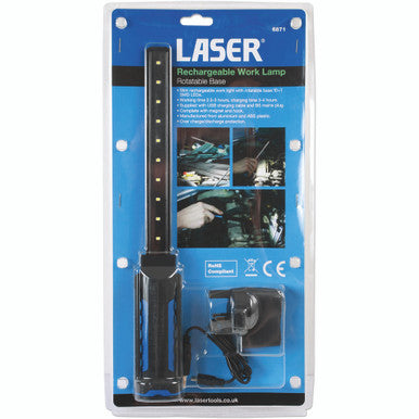 Laser 6871 Rechargeable Work Lamp - Rotatable Base