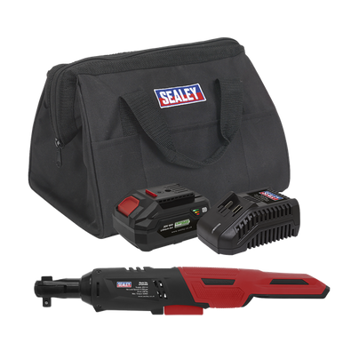 Sealey CP20VRWKIT1 20v 3/8"sq Drive Ratchet Wrench Kit With Battery & Charger