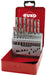 Ruko 19pc Hss-G Left-Hand Cutting Twist Drill Set