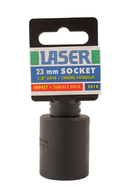 LASER 2014 1/2"Dr 23mm IMPACT SOCKET