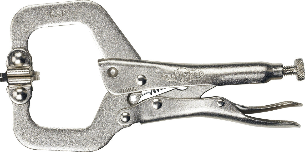 Irwin 9" Locking C-Clamps With Swivel Pads