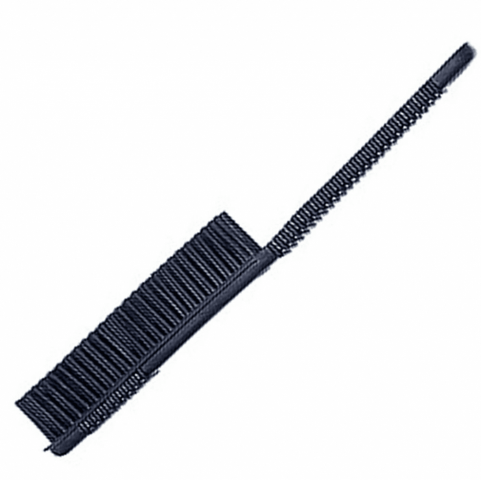 Pet Hair Removal Comb With Rubber Bristles. Bulk Packed In Clear Bag.