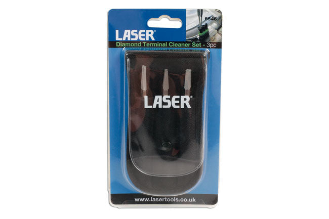 Laser 6546 Diamond Terminal Cleaning Set 3pc