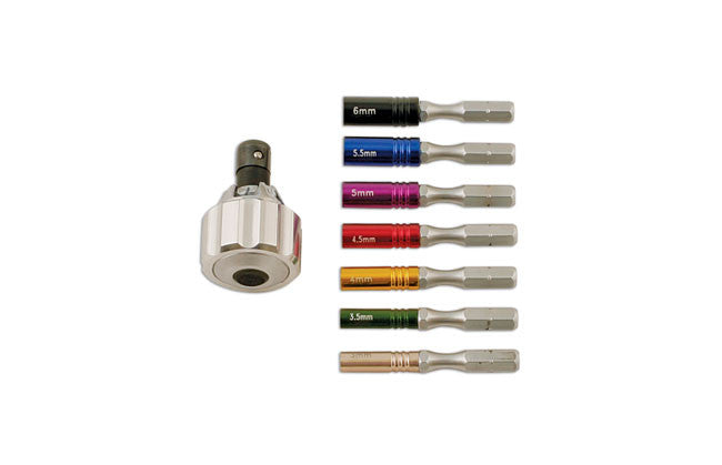 Precision Ratchet Nut Driver 8pc