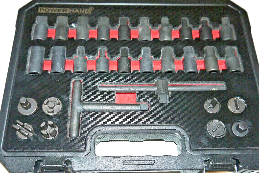POWERHAND Oil Drain Plug Key Master Set 30pc