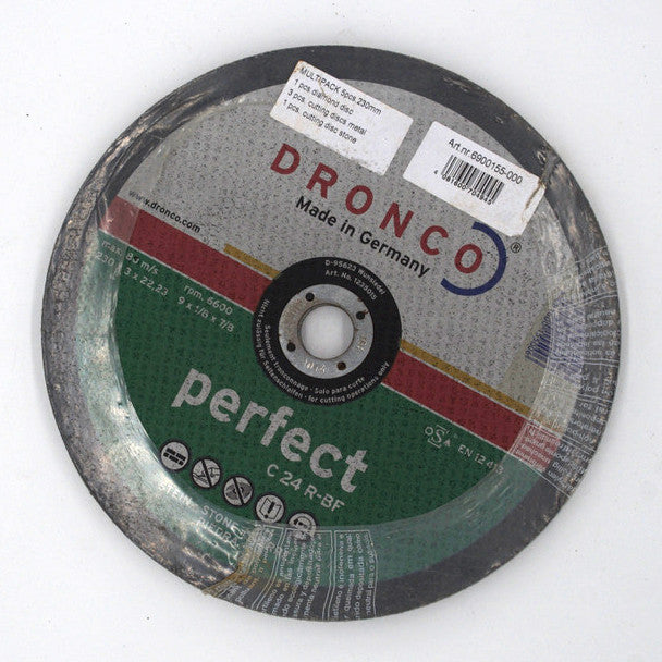 Dronco 125mm X 3 X 22 Stone Cutting C24 R-Bf